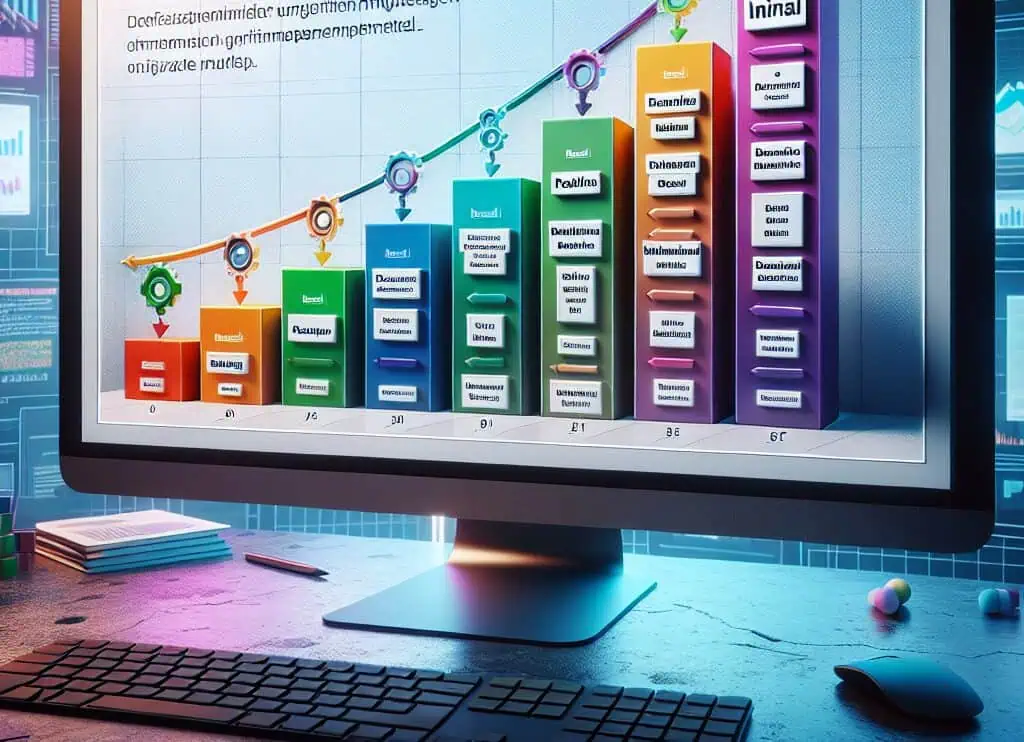 Maturity model: an indispensable tool or just a trendy buzzword? Progress chart for CAFM, IT and management, clear visualisation of industry developments and IT solutions.