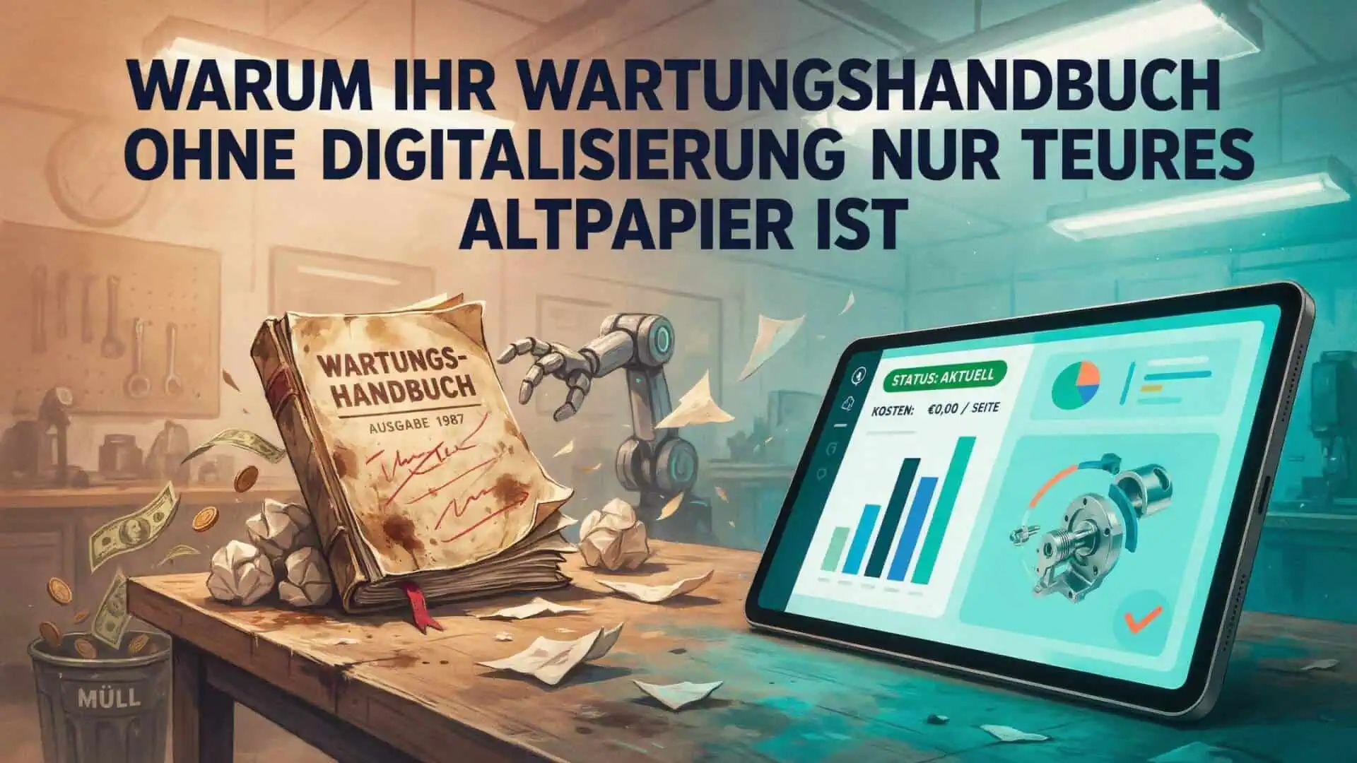 CAFM-Blog.de | Why your maintenance manual without digitalization is just expensive waste paper